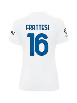 Inter Milan Davide Frattesi #16 Auswärtstrikot für Frauen 2023-24 Kurzarm